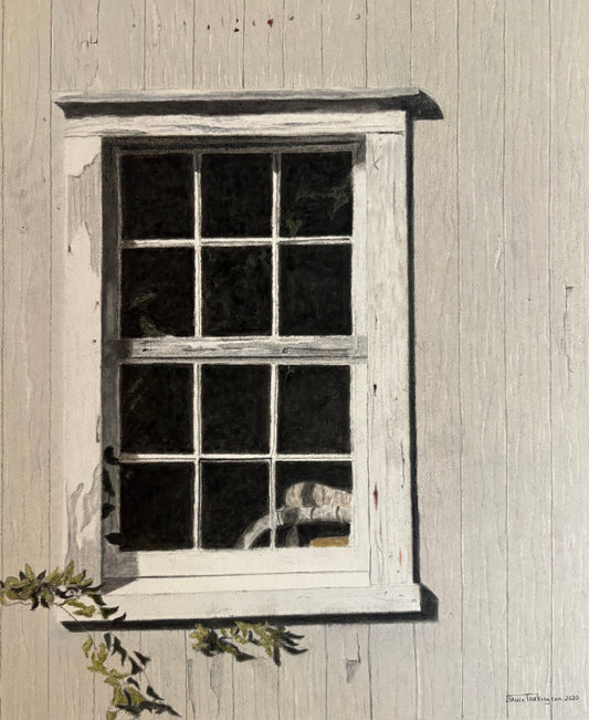 “Nobody Home”…  A Portsmouth Island pastel - Bruce Tarkington Drawings