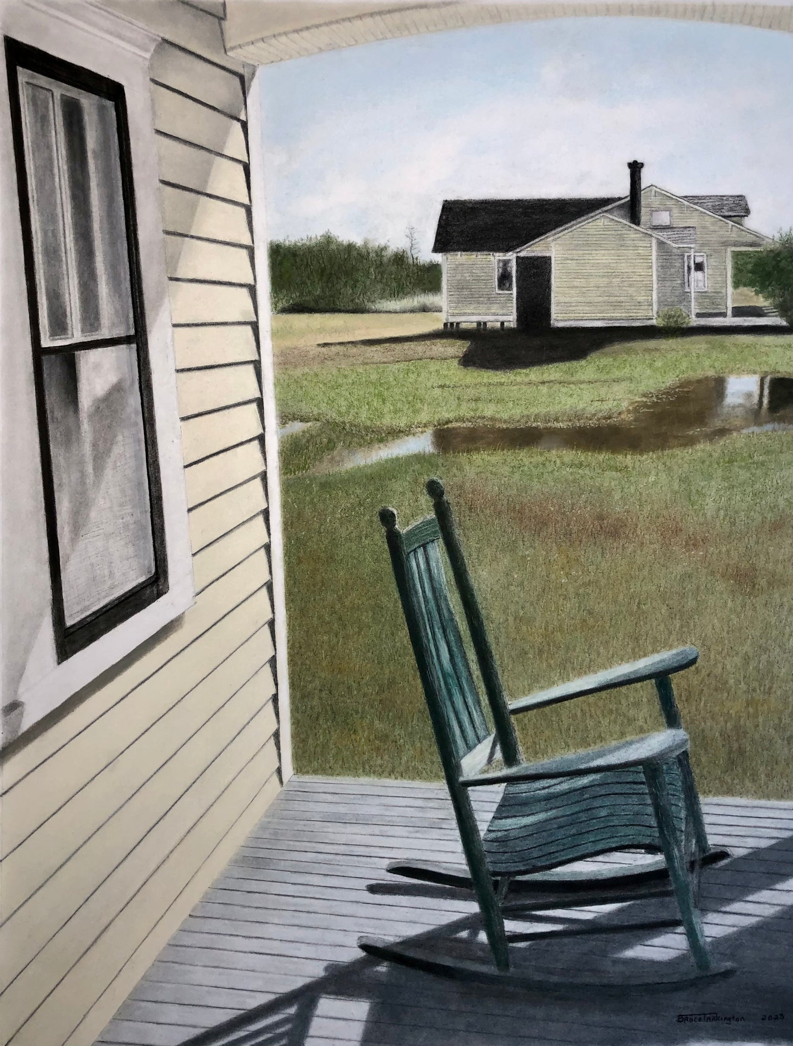 Portsmouth Island Neighbors - Bruce Tarkington Drawings