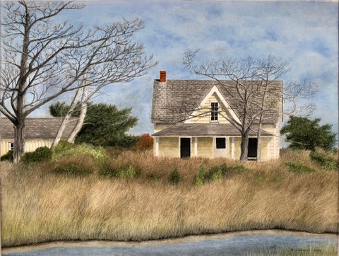 "The Henry Pigott House" on Portsmouth Island - Bruce Tarkington Drawings