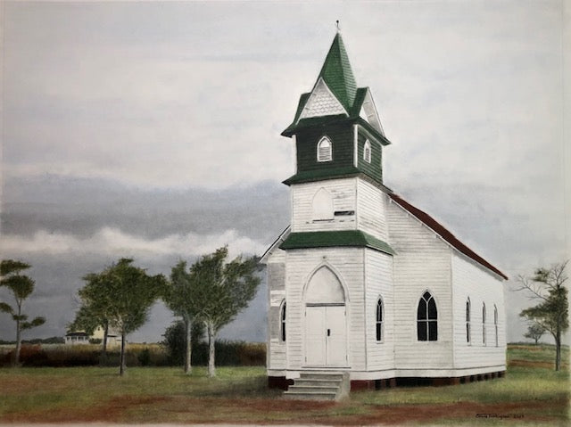 Portsmouth Island Worship - Bruce Tarkington Drawings