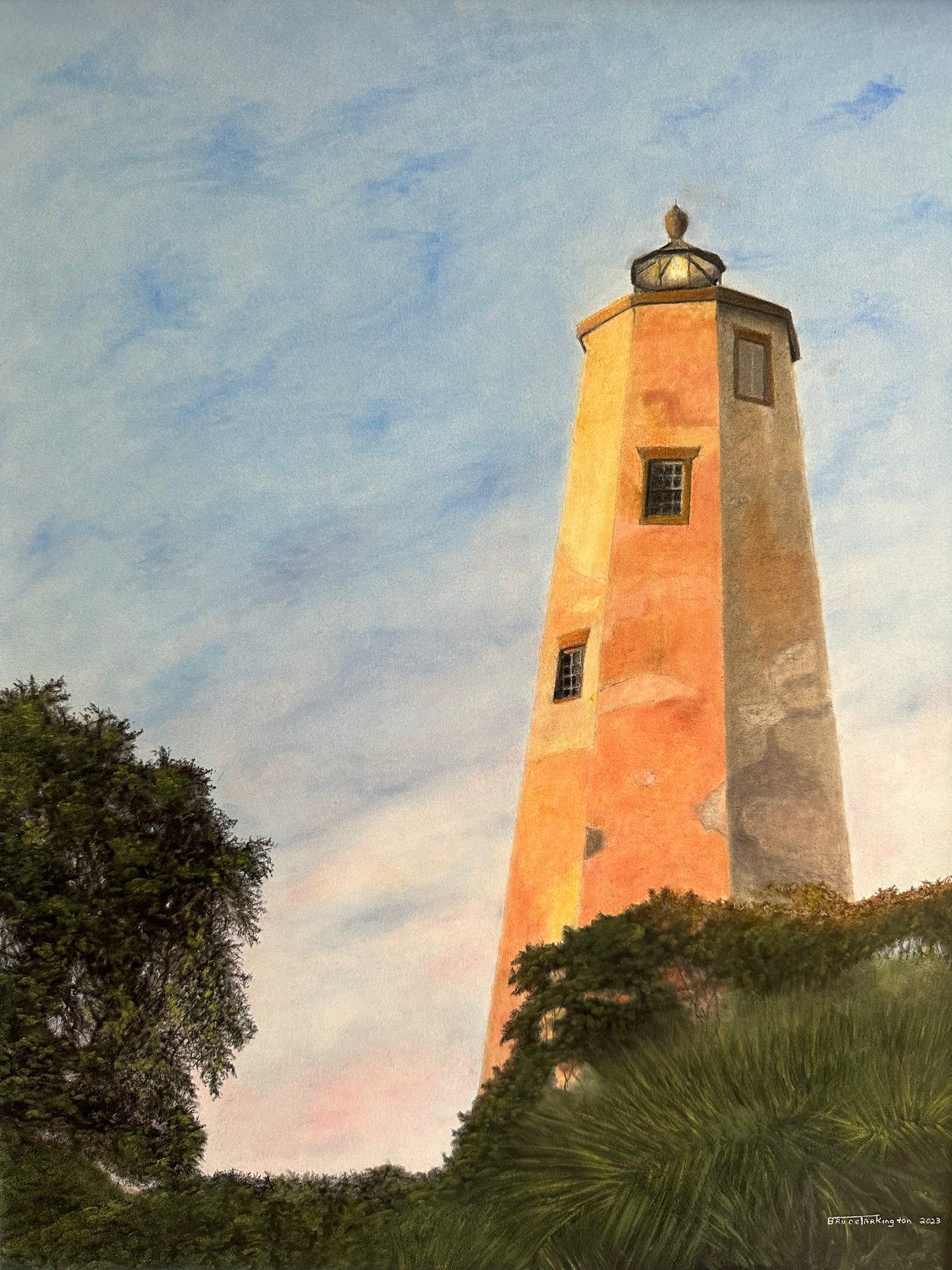 Sunset at Old Baldy - Bruce Tarkington Drawings